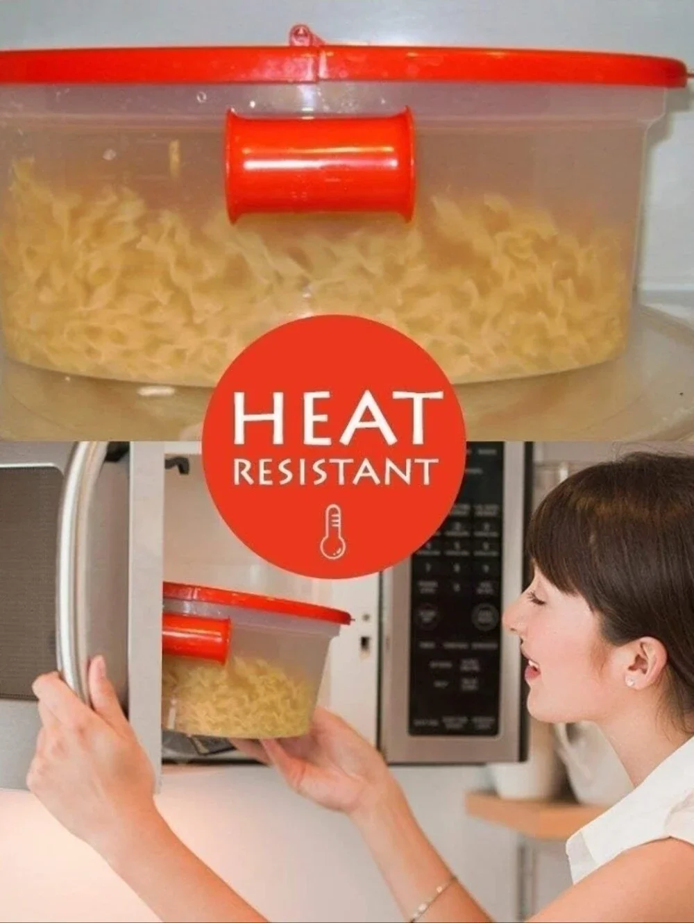 Microwave Pasta Boat - Red | Microwave Pasta Cooker